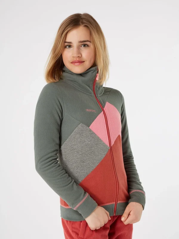 Protest Full Zip Top “ PRTANNELOT JR In Mistygreen 3