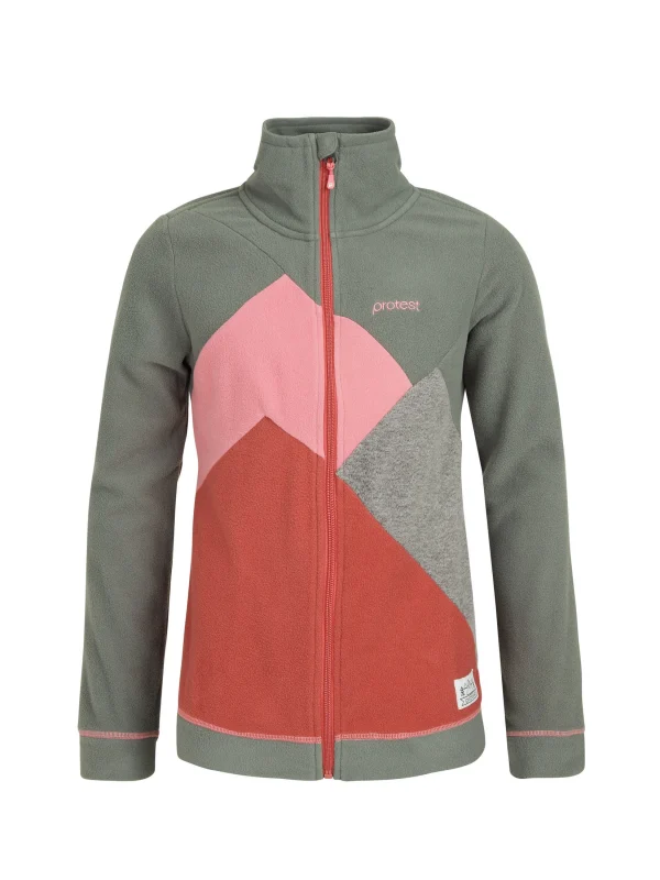 Protest Full Zip Top “ PRTANNELOT JR In Mistygreen 1