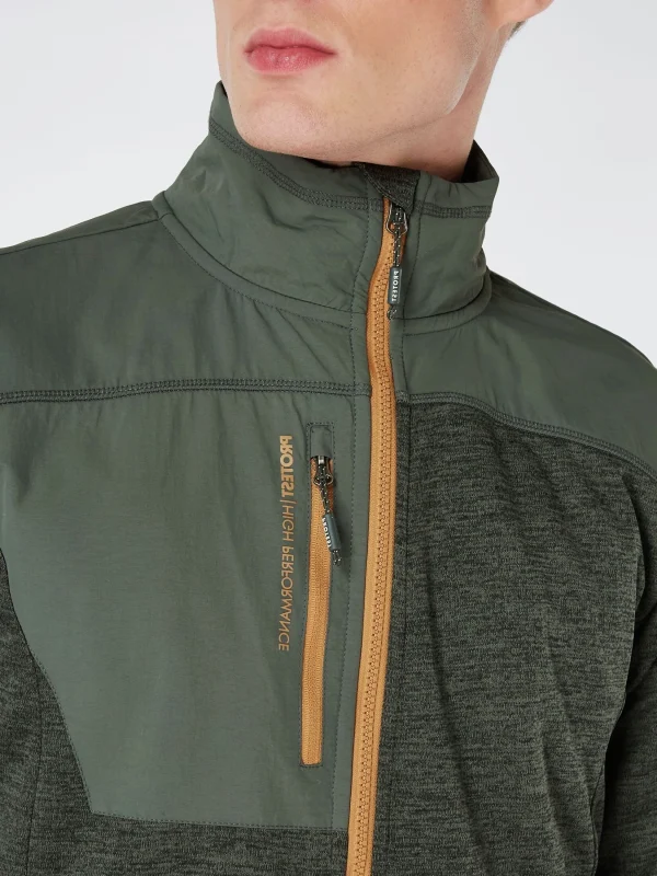 Protest Full Zip Top “ PRTHAMMEREN In Huntergreen 6
