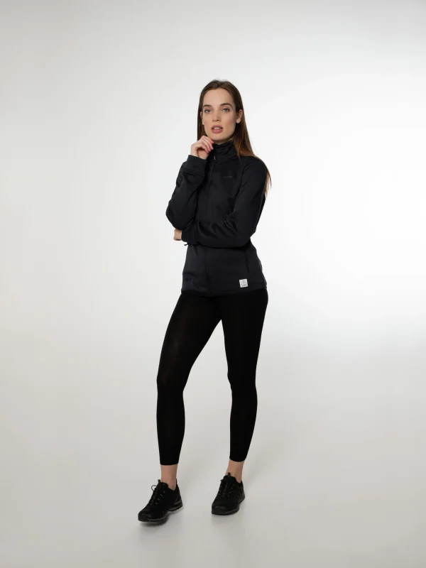 Protest Full Zip Top “ PRTKUMAE In True Black 4