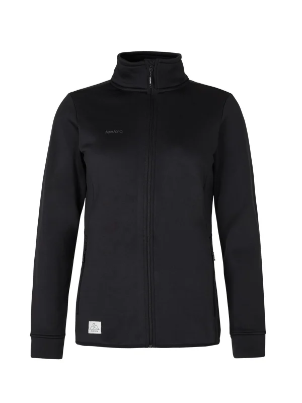 Protest Full Zip Top “ PRTKUMAE In True Black 1