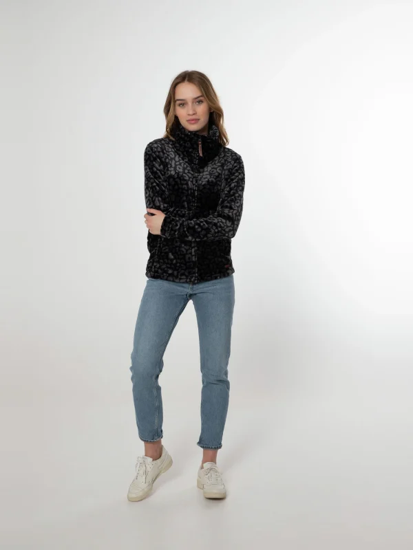 Protest Full Zip Top “ PRTPACO In True Black 4