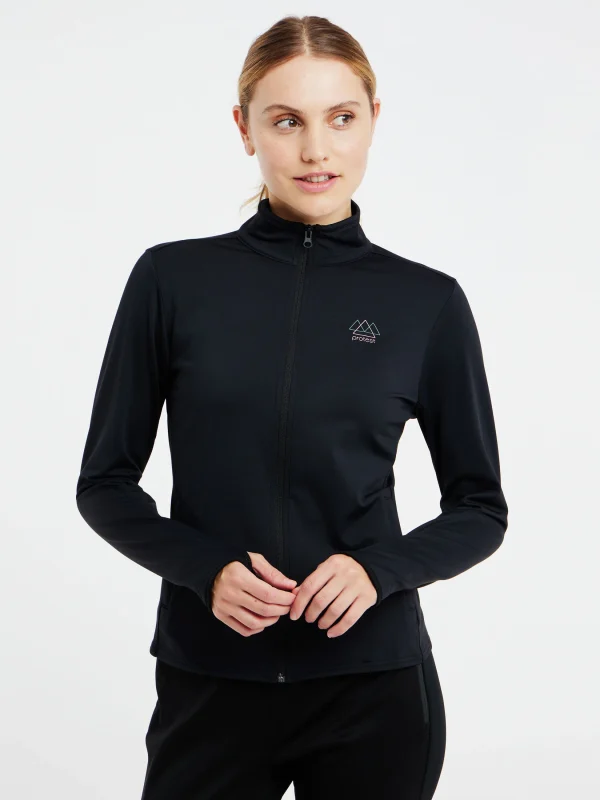 Protest Full Zip Top “ PRTPEEPAL In True Black 3