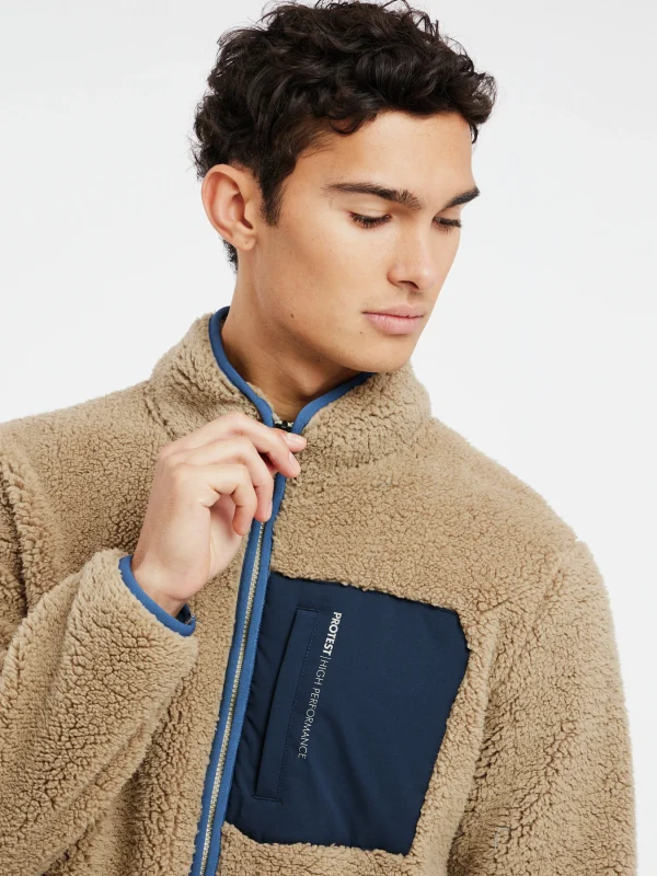 Protest Full Zip Top “ PRTTAVE In BambooBeige 7