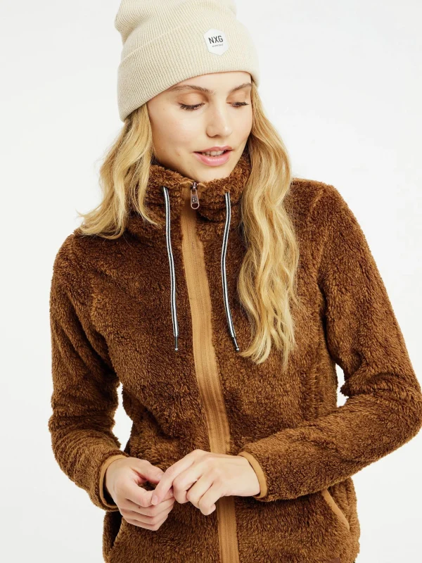 Protest Full Zip Top “ RIRI In Fudgecamel 7
