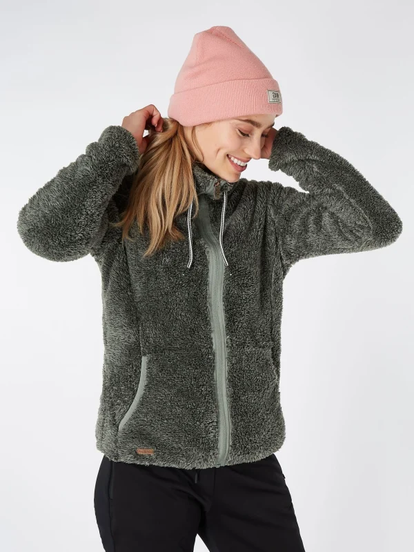 Protest Full Zip Top “ RIRI In Mistygreen 3