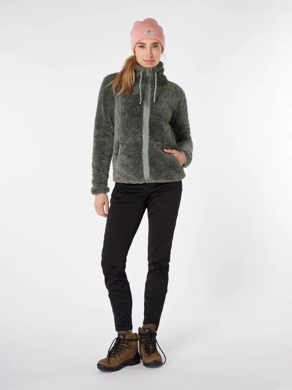 Protest Full Zip Top “ RIRI In Mistygreen 4