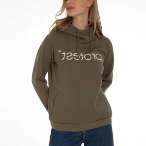Protest Hoodie “ CLASSIC LOGO HOODY In Just Leaf 11