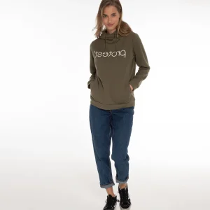 Protest Hoodie “ CLASSIC LOGO HOODY In Just Leaf 13