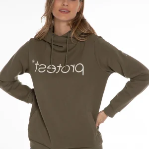 Protest Hoodie “ CLASSIC LOGO HOODY In Just Leaf 19