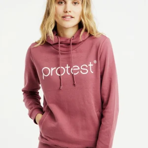 Protest Hoodie “ CLASSIC LOGO HOODY In Petal Pink 11