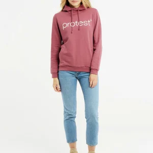 Protest Hoodie “ CLASSIC LOGO HOODY In Petal Pink 13