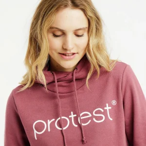 Protest Hoodie “ CLASSIC LOGO HOODY In Petal Pink 19