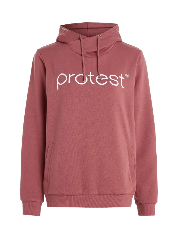 Protest Hoodie “ CLASSIC LOGO HOODY In Petal Pink 1
