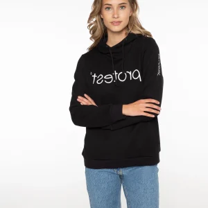 Protest Hoodie “ CLASSIC LOGO HOODY In True Black 11