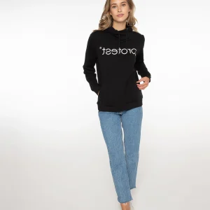 Protest Hoodie “ CLASSIC LOGO HOODY In True Black 13