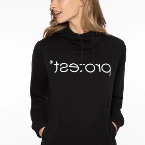 Protest Hoodie “ CLASSIC LOGO HOODY In True Black 19
