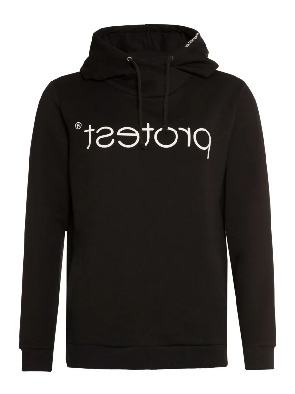 Protest Hoodie “ CLASSIC LOGO HOODY In True Black 1