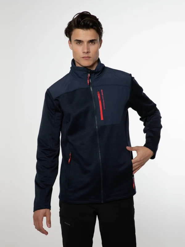 Protest Hoodie Mit Reißverschluss “ HAMMEREN In Deep Ocean 3