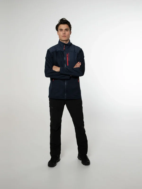 Protest Hoodie Mit Reißverschluss “ HAMMEREN In Deep Ocean 4