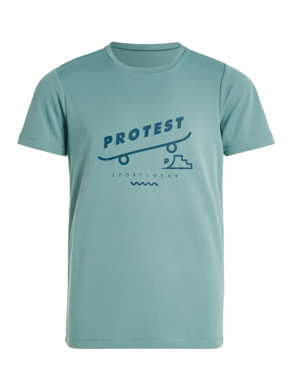 Protest Kurzarm-Rashguard “ PRTBILLIE JR In Arcticgreen 1