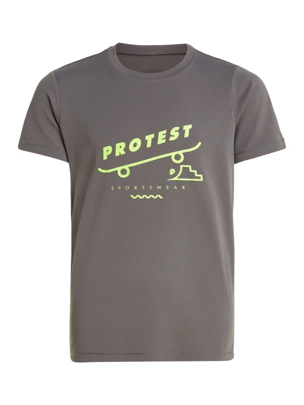 Protest Kurzarm-Rashguard “ PRTBILLIE JR In Deep Grey 1