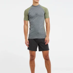 Protest Kurzarm-Rashguard “ PRTHORROCKS In Dark Grey Melee 13