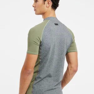 Protest Kurzarm-Rashguard “ PRTHORROCKS In Dark Grey Melee 15