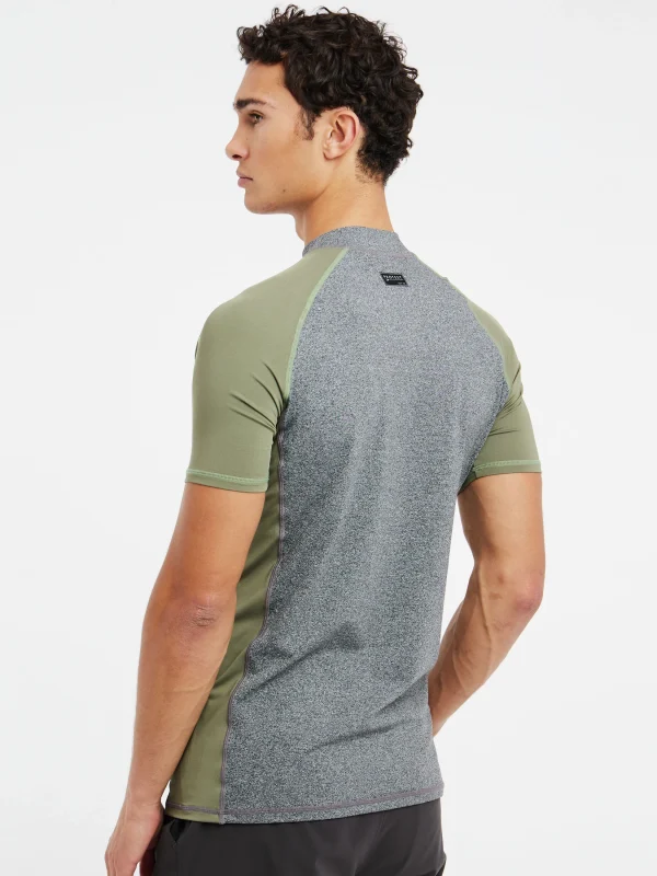 Protest Kurzarm-Rashguard “ PRTHORROCKS In Dark Grey Melee 5
