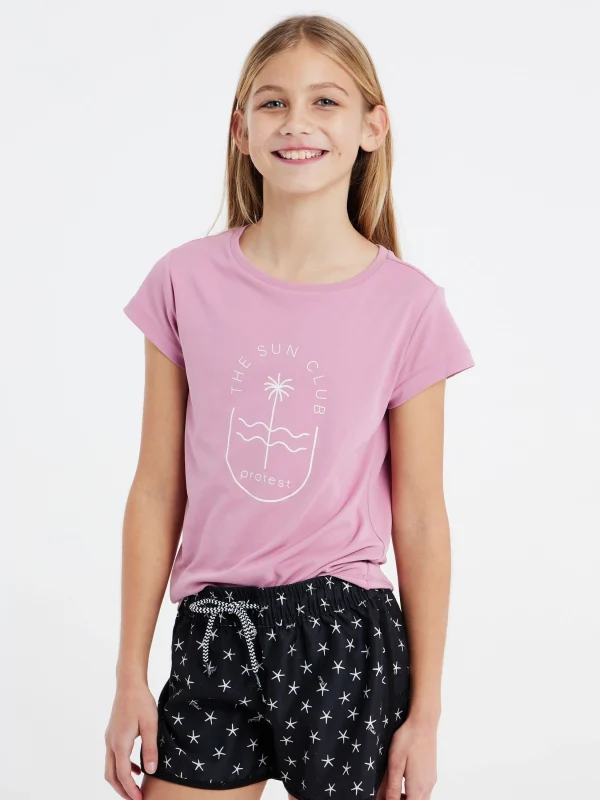 Protest Kurzarm-Rashguard “ PRTJOY JR In Duskyrose 3