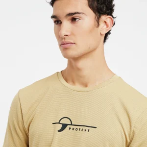 Protest Kurzarm-Rashguard “ PRTLEGUNDI In ButterYellow 19