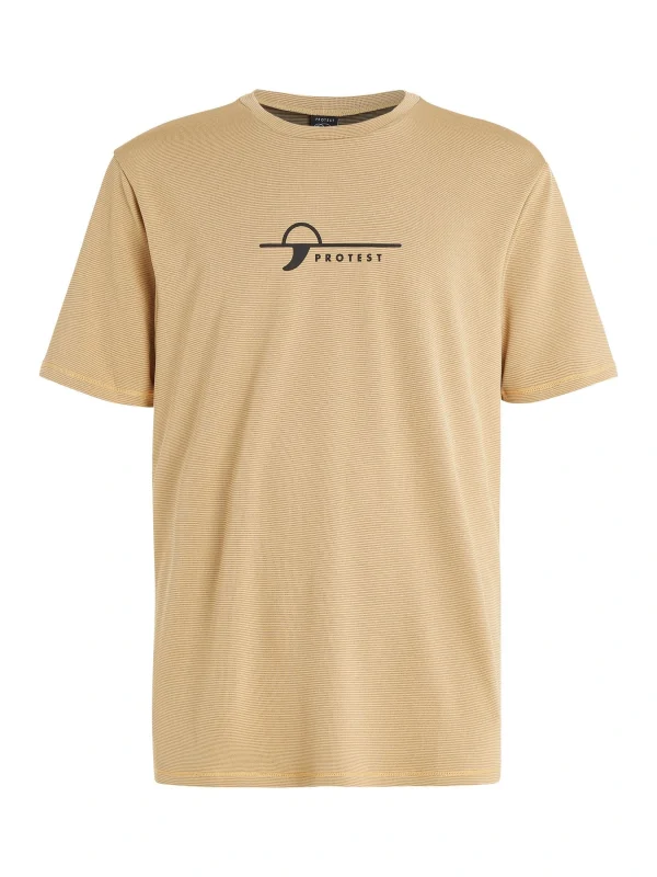 Protest Kurzarm-Rashguard “ PRTLEGUNDI In ButterYellow 1
