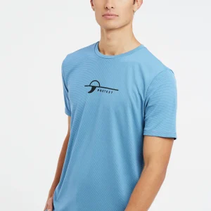 Protest Kurzarm-Rashguard “ PRTLEGUNDI In River Blue 11