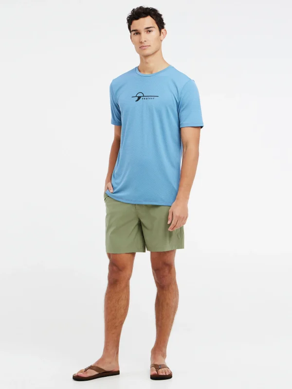 Protest Kurzarm-Rashguard “ PRTLEGUNDI In River Blue 4
