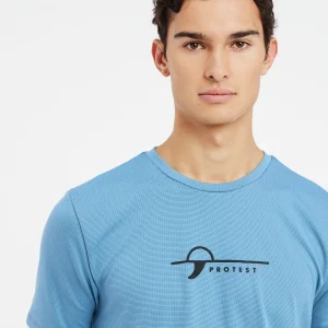 Protest Kurzarm-Rashguard “ PRTLEGUNDI In River Blue 19