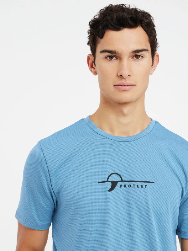 Protest Kurzarm-Rashguard “ PRTLEGUNDI In River Blue 7
