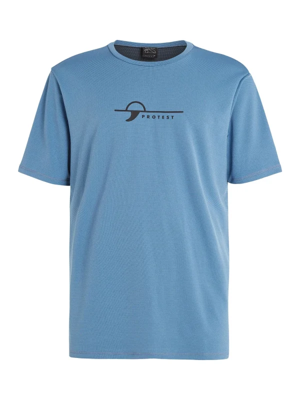 Protest Kurzarm-Rashguard “ PRTLEGUNDI In River Blue 1