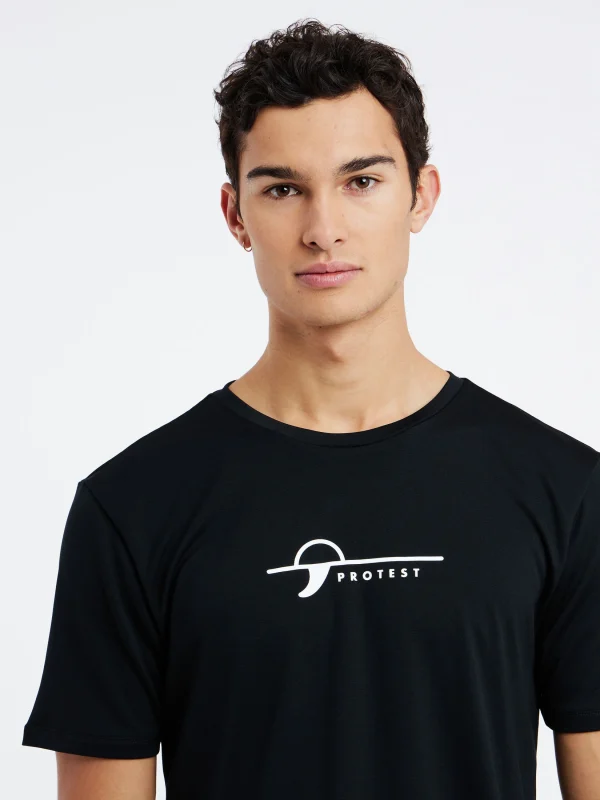 Protest Kurzarm-Rashguard “ PRTLEGUNDI In True Black 7