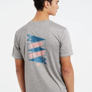 Protest Kurzarm-Rashguard “ PRTPRETA In Dark Grey Melee 15