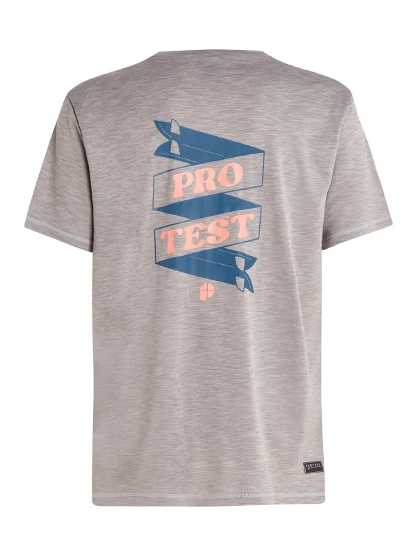 Protest Kurzarm-Rashguard “ PRTPRETA In Dark Grey Melee 6