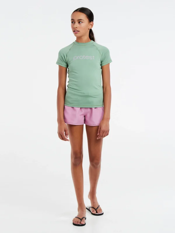 Protest Kurzarm-Rashguard “ PRTSENNA JR In Green Baygreen 4