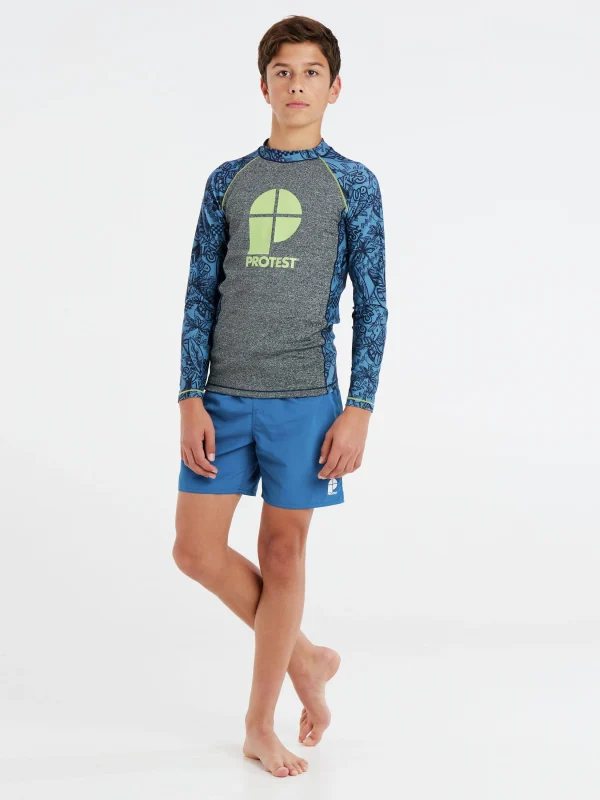 Protest Langarm-Rashguard “ PRTADMIT JR In River Blue 4