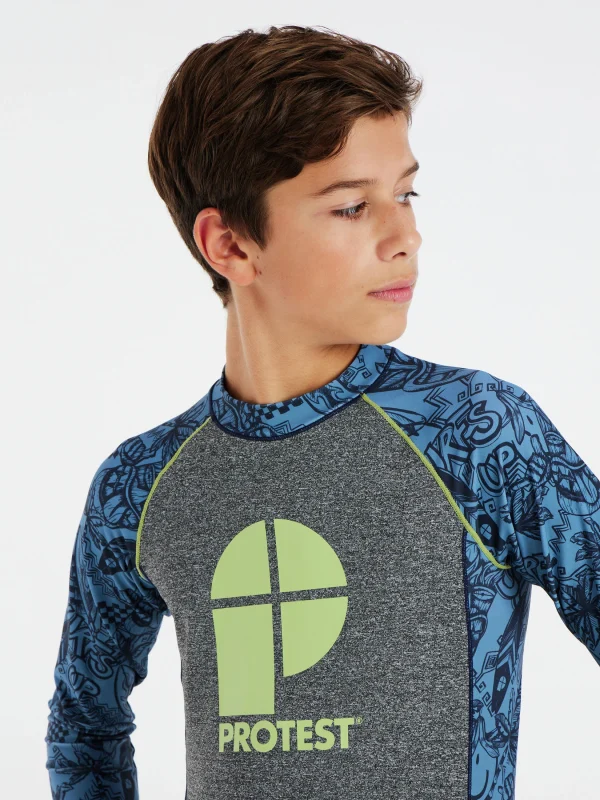 Protest Langarm-Rashguard “ PRTADMIT JR In River Blue 7