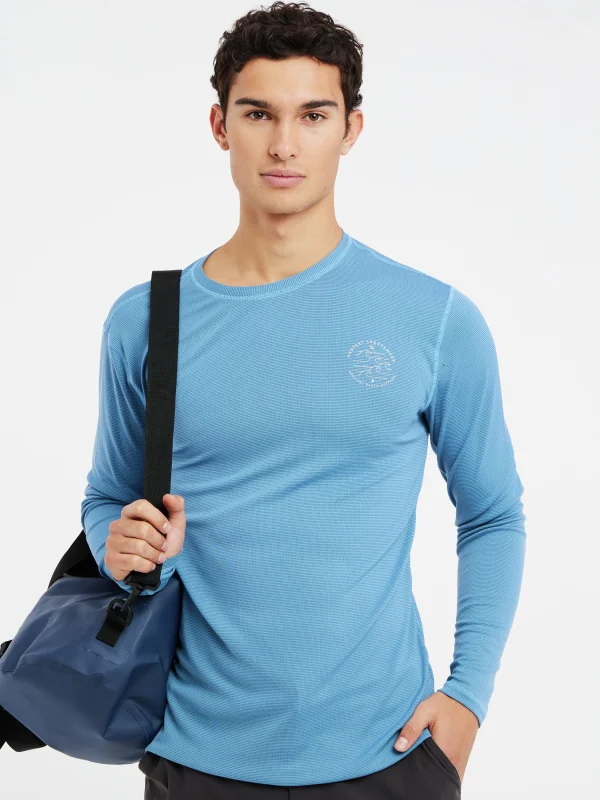 Protest Langarm-Rashguard “ PRTLOOMA In River Blue 3