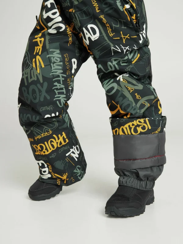 Protest Latzhose “ DYNOSAURY TD In Dark Yellow 5