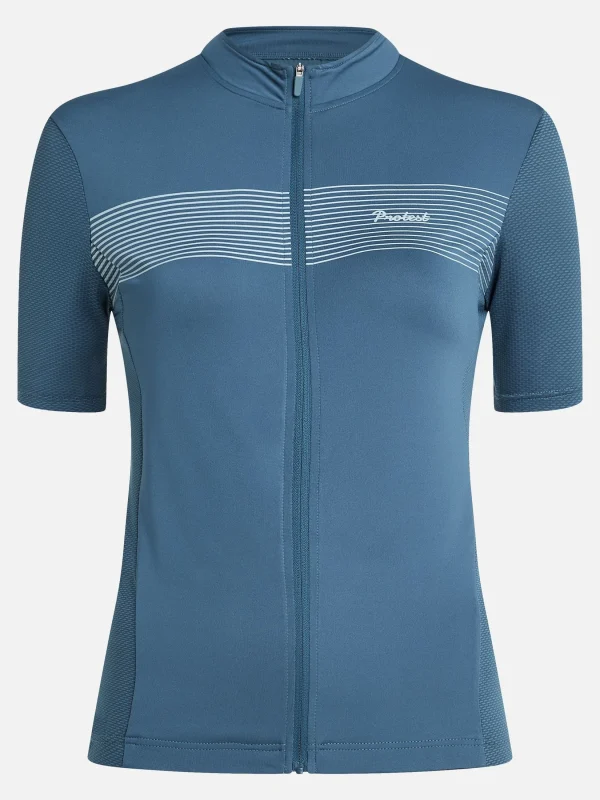 Protest Radsporttrikot “ PRTCHESTNUT In Majolica Blue 1