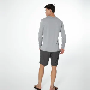 Protest Rashguard Long Sleeve “ PRTAILMER In Dark Grey Melee 21