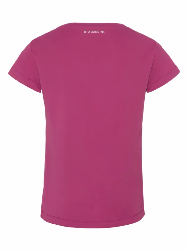 Protest Rashguard Short Sleeve “ PRTAMELIA JR In Chalk Violet 3