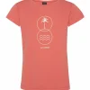 Protest Rashguard Short Sleeve “ PRTAMELIA JR In Cottagerust 10