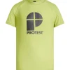 Protest Rashguard Short Sleeve “ PRTBERENT JR In AlgaeGreen 10